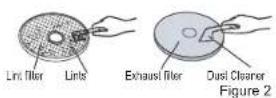 PANASONIC NH-E70JA1 - Cleaning the filter - 1