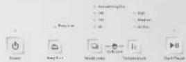 PANASONIC NH-E70JA1 - Control Panel Functions - 1