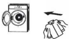 PANASONIC NH-E70JA1 - Loading the dryer - 1