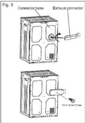 Fig. 3 Connector base Exhaust connector Smart Screw Screw