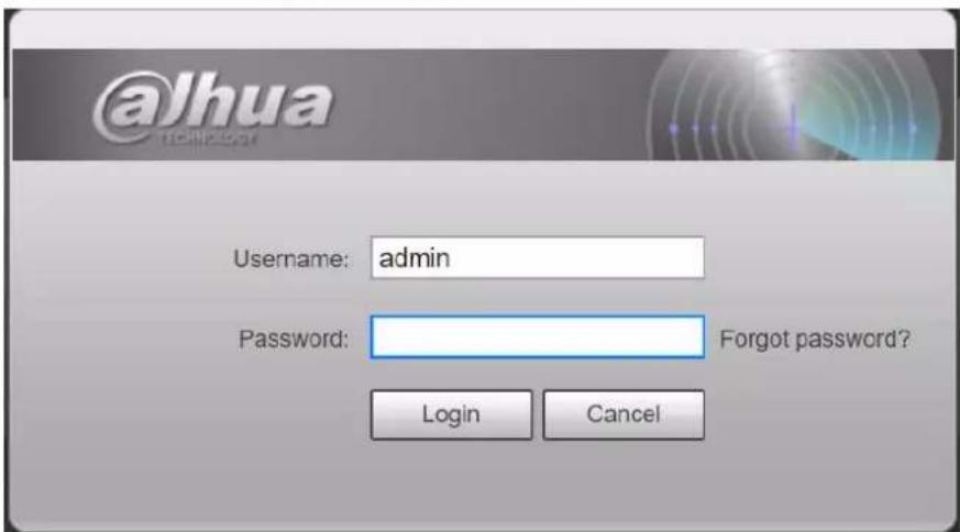 @Jhua TECHNOLOGY Username: admin Password: Forgot password? Login Cancel