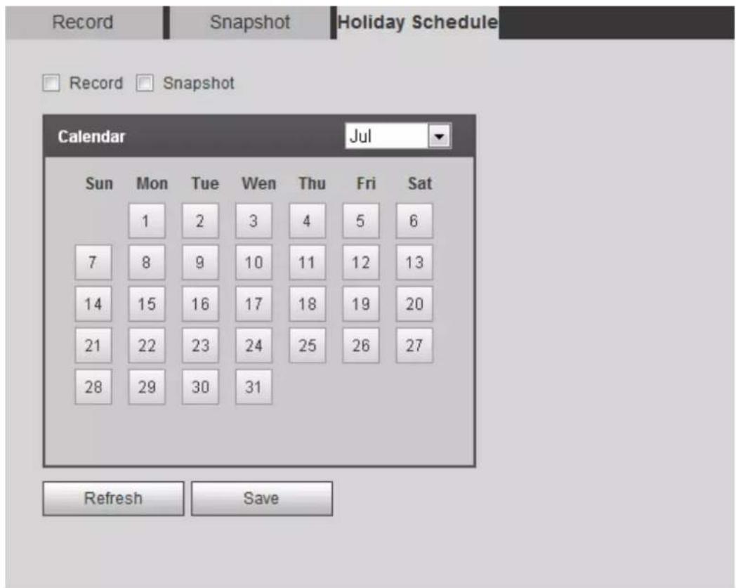 Record Snapshot Holiday Schedule Record Snapshot Calendar Jul Sun Mon Tue Wen Thu Fri Sat 1 2 3 4 5 6 7 8 9 10 11 12 13 14 15 16 17 18 19 20 21 22 23 24 25 26 27 28 29 30 31 Refresh Save