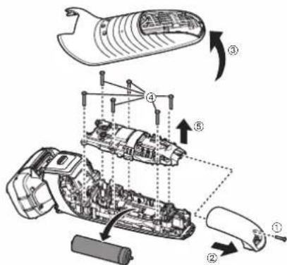 PANASONIC ES-LV9C - 此刮鬍刀內的電池請勿由消費者自行替換。 - 1