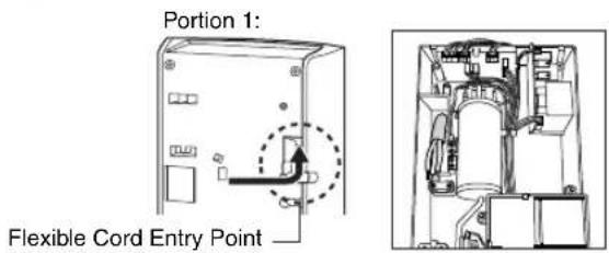 Portion 1: Flexible Cord Entry Point