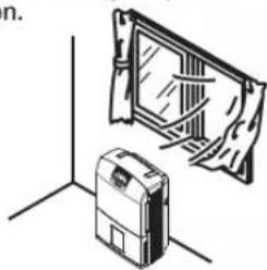 PANASONIC F-YCT17V - Dehumidifying function will not operate efficiently - 1