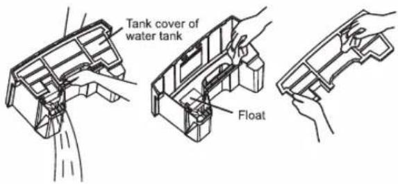 Tank cover of water tank Float