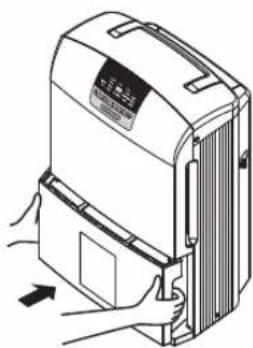 PANASONIC F-YCT17V - Reinsert the water tank gently with both hands. - 1