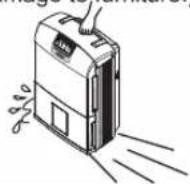 PANASONIC F-YCT17V - CAUTION - 2