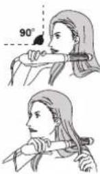 PANASONIC EH-KA42 - Do the following to prevent tangled hair while using the Roller Brush. - 1