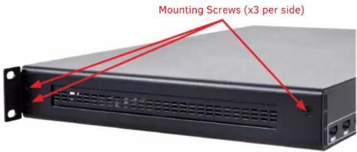 Mounting Screws (x3 per side)