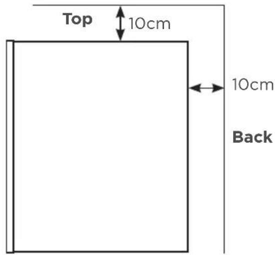 Top 10cm 10cm Back