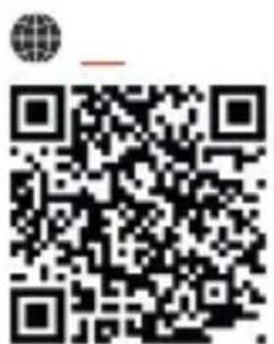QR code with a small circular logo in the top-left corner and a red horizontal line above it.