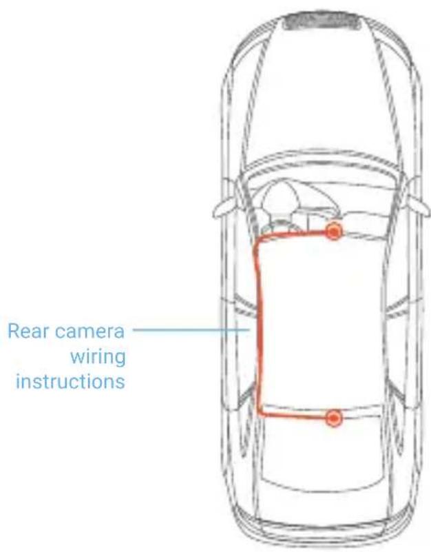 Rear camera wiring instructions