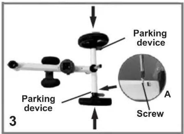 Parking device Parking device 3 A Screw