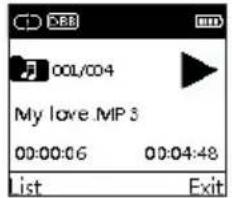 00L/004 My Love MP 3 00:00:06 00:04:48 List Exit