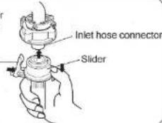 Inlet hose connector Slider