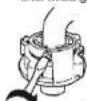 Imarflex IWM-800TL - Connect the inlet hose connector with the faucet - 2