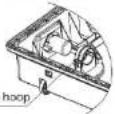 Imarflex IWM-800TL - How to change the direction of the drainhose - 3