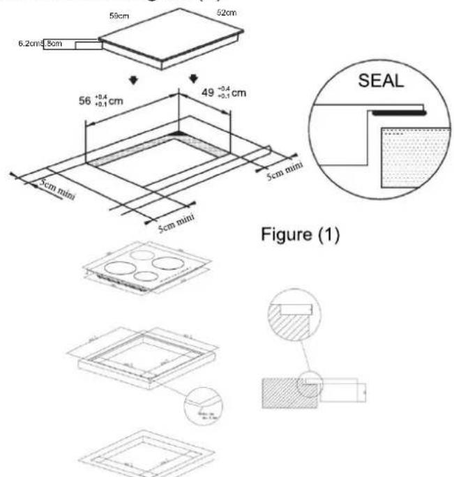 59cm 6.2cm+0.8cm 52cm 56 +0.4 +0.1 cm 49 +0.4 +0.1 cm 5cm mini 5cm mini 5cm mini SEAL Figure (1)