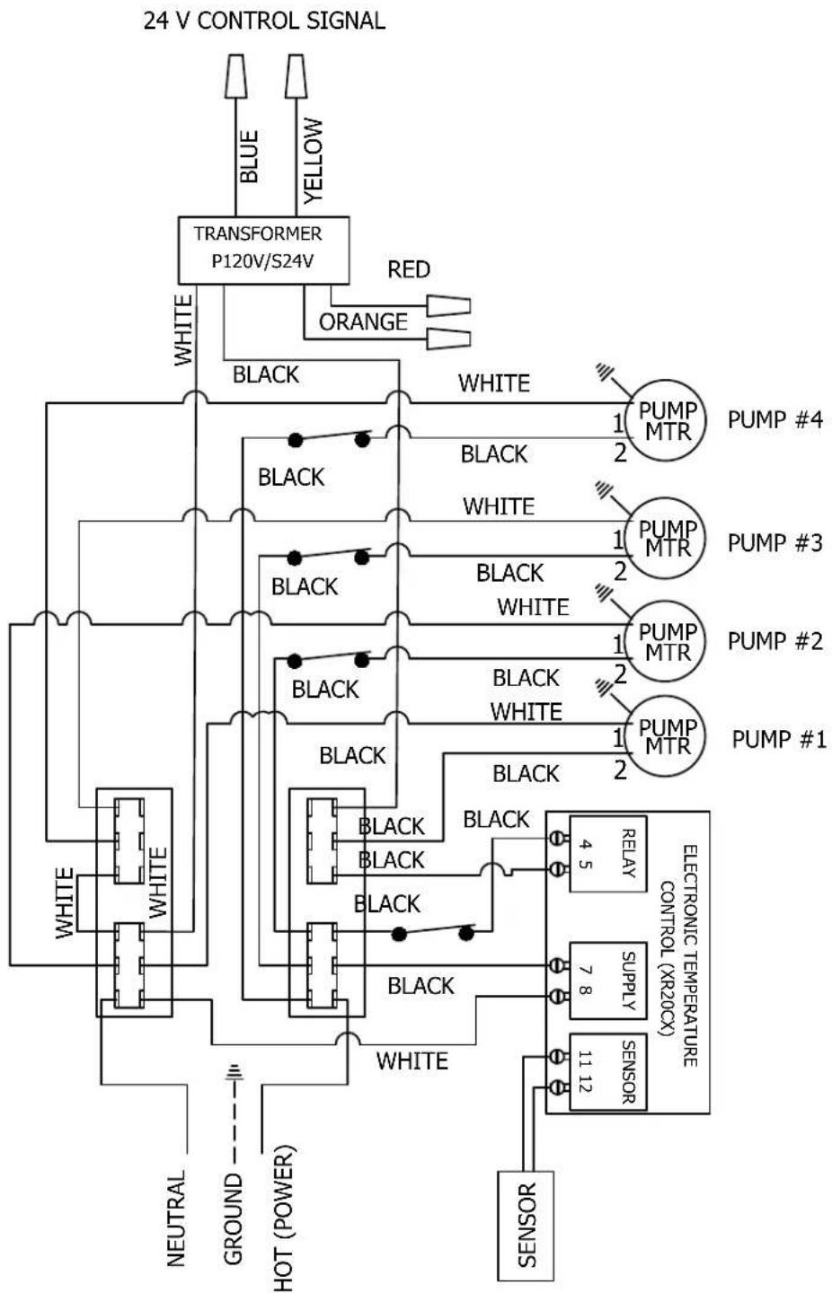 Perlick GB2 - GB Model Wiring Diagram - 1