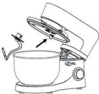Home Electric TC-850 - UsingtheMixingBowl - 4