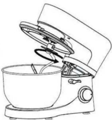 Home Electric TC-850 - UsingtheMixingBowl - 5