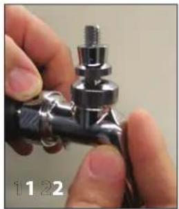 Perlick 69526-6TTTF - Attaching Faucets to Draft Arms or Tee Towers - 1