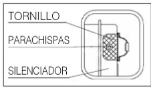 TORNILLO PARACHISPAS SILENCIADOR