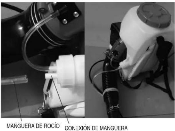 MANGUERA DE ROCÍO CONEXIÓN DE MANGUERA