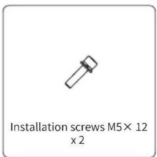 Installation screws M5× 12 x 2