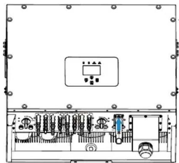Deye SUN-50K-G-LV - Installation of datalogger - 1