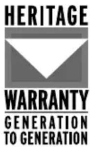 HERITAGE WARRANTY GENERATION TO GENERATION