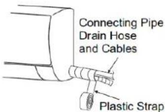 Connecting Pipe Drain Hose and Cables Plastic Strap