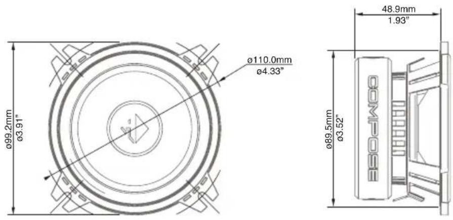 Helix Compose CB C690.2-S3 - Tweeter level adjustment - 9