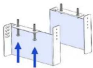 SIRIUS SDD2ELEMIC58 - Fasten in place with two x 10mm Screws on either side of 'E&F' as per (Fig.12) - 3