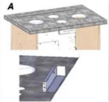 SIRIUS SDD2ELEMIC58 - Adjusting the height of the benchtop insert section - 6