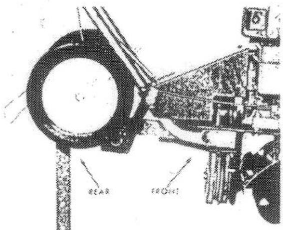 Technical diagram of a mechanical device with labeled parts (no readable text or symbols)
