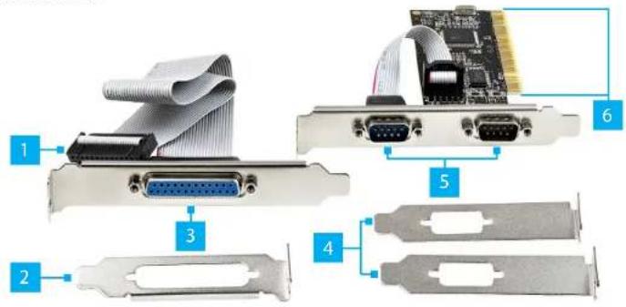Diagram of computer hardware components with labeled parts including card, Ethernet, and Ethernet connectors