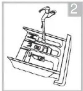 Master Kitchen MKWM FS60914 INV TOUCH B - Pulizia della vaschea dei detersivi - 2