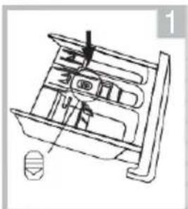 Master Kitchen MKWM FS60914 INV TOUCH B - Pulizia della vaschea dei detersivi - 1