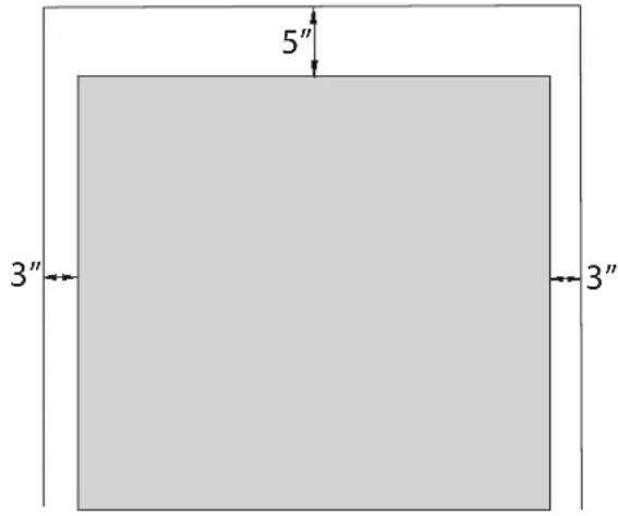 5" 3" 3"