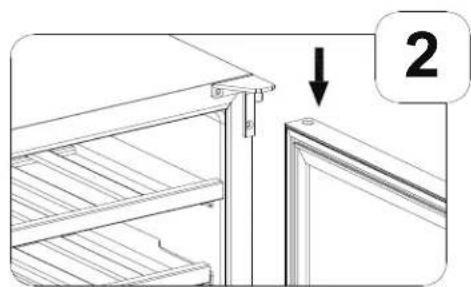 EDGESTAR BR1500SSOD - Reversing the Door Swing - 3