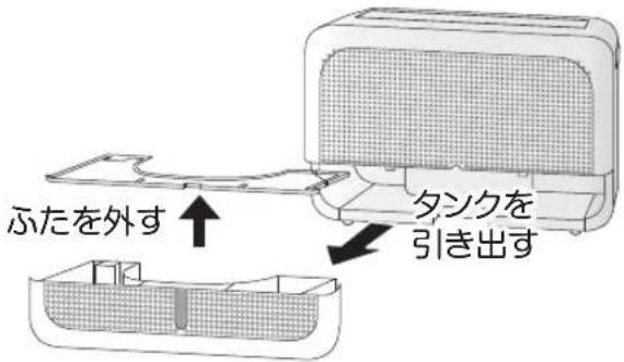 Yamazen YDC-G120 - タンクのお手入れをする - 1