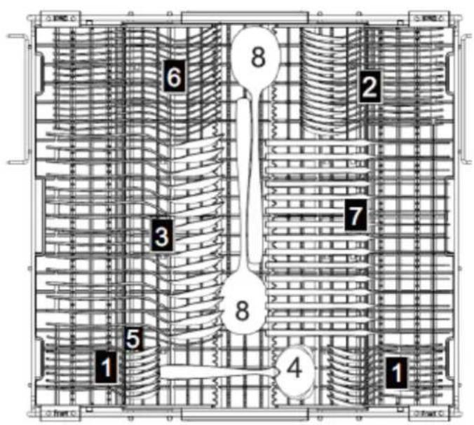 Jocel JLLE008220 - TABULEIRO DE TALHERES - 1