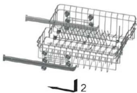 Jocel JLLE008220 - ADJUSTING THE UPPER BASKET - 2