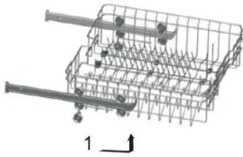 Jocel JLLE008220 - ADJUSTING THE UPPER BASKET - 1
