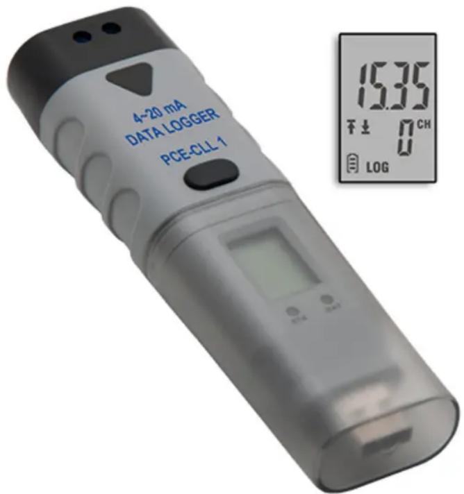 4-20 mA DATA LOGGER PCE-CLL 1 15.35 ↑↓ 0 CH LOG