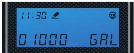 11:30 0 1000 GAL