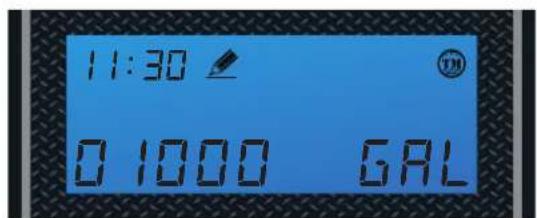 11:30 0 1000 GAL