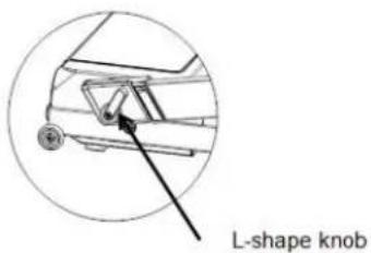 L-shape knob